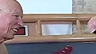 Horny Grandpa Fucks Young Girl