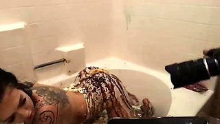 Cute curly brunette solo webcam masturbation