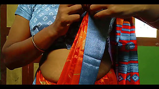 Ammu After Bath Dress Changing Showing Boobs