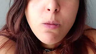 Doing Big Gum Bubbles Naked for My Stepdaddy - Bunny Looner