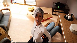 Animated hentai with hot characters getting down and dirty