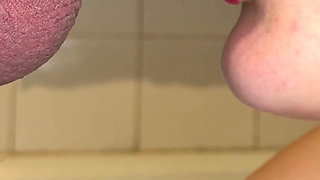 Sexy MILF - Close-up Sucking Dick