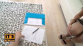 Italian vixen Martina Smeraldi seals the deal with raunchy anal and BJ - POV