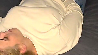 Masturbation Porn Watching Horny Foreplay Blonde Wet Horny Aroused Pussy Massaging Real Orgasm Trembling Twitch