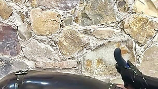 Rubber Slave Is Used Sexually