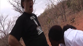 Experienced Cougar Enjoys Intense Outdoor Doggy Action