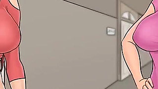 Eva's Ecstasy Gameplay #05 Busty Redhead Is Trained by the Boss to Be Submissive.