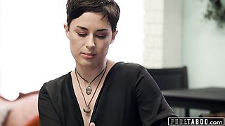 Pure Taboo featuring Olive Glass and Alexis Tae's lesbian scissoring clip
