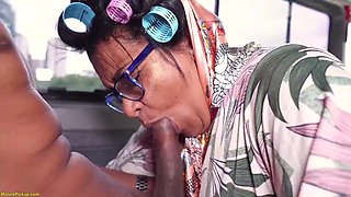 Extreme Fat Belly Mature Ass Fucked While Driving