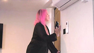 Maggie Moon POV Stepmom Roleplay - Big Natural Tits & Stockings Masturbation