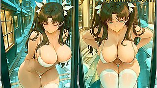 Tohsaka Rin In A Hot Night Of Passionate Pleasures - Hentai Anime And Anime Girl