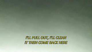 Subtitled-amateur Hotwife Rides Thick Cock Deep Anal, Sucks Balls & Swallows Huge Cum Load as Cuck Hubby Films