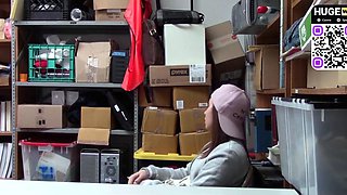 Submissive youthful secretary gets humped doggystyle with a