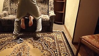 Passionate cuckold cleans his wife after intense sloppy creampie encounter