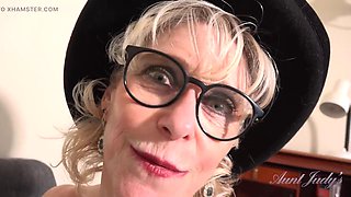 Lady Dees Mature GILF Boss Sucks Off Her Employee in the Office