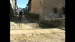 Horny Italian Nun Gets Anal Creampie in Vintage Threesome