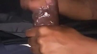 He Said He Was Ready to Lay Down but I Told Him I Had to Suck His Dick Before He Went to Bed. Sucked and Licked the Tip of His