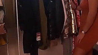 Latina Bound Tight and Gagged with Different Gags! While Wearing Feather Boa and Different Fur Parkas (smaller Size)