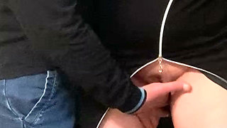 Slut Finger Fucked By her Stepdad While Going To College