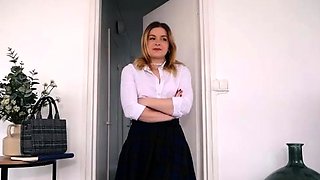 Lucy Sanivy - Bratty Schoolgirl - Tease Denial