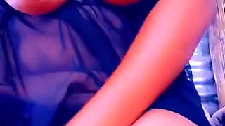 Tease Playing Infront of Cam