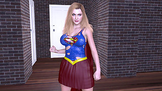 Sexy Supergirl Gangbanged and Creampied by 2 Ugly Monsters