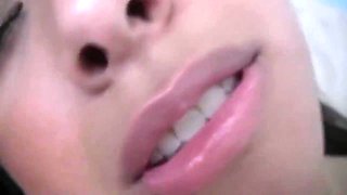 Layla Rose - Sexy Brunette Rina Massages Her Snatch With A Vibrator