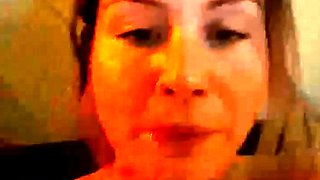 Big boobs milf masturbates with her dildo