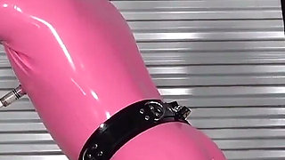 Pink Rubber Gimp Part3
