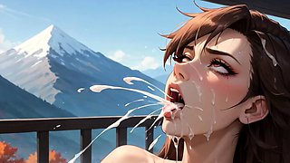 Sexual velvet allurement at Fuji Peak's Autumn Milk Desire -