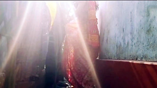 Your Big Brother Is Boring in Bed Horny Bhabi with Beautiful Saree Needs Devar's Hard Cock in Outside.