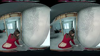 Mae Milano - Mushy Plumbing Work: Blowjob, Doggy  Cowgirl VR Porn