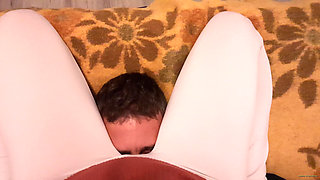 Facesitting in Leggings! Extreme Close-ups! (4k Resolution) High Definition!