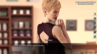 Dreams of Desire  Slutty short hair MILF in high heels seduced to suck cock in restaurant's bathroom  Part 8