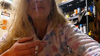 Smoking Babe Jerks You Off