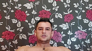 Full body muscle and big cumshot