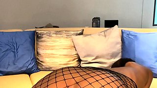 Blonde tight pussy babe solo toy fun in glamour masturbation