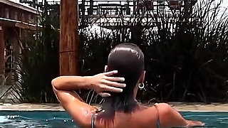 Masturbation in a common Pool in Thailand