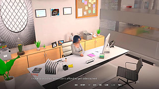 In Security: Hot Girl Fuck Her Pussy with Dildo in the Toilet at Her Work Place - Episode 8