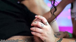 Hailey Rose, Toochi Kash - Busty Cum-Swapping Threesome