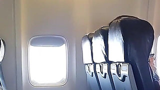 Airplane! Sucking Dick and Masturbating