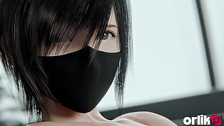 Yuffie Final Fantasy 7 Solo Wet Pussy Play Fingering & Moaning 3D Animation
