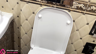 Morning Pee Collection! Close-up Pussy with Dirty Pads! Female POV!