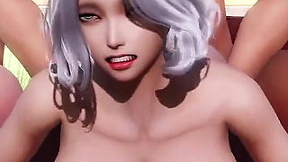 Fucking 3 Girls One After the Other - 3D Hentai