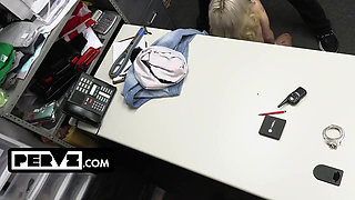 Innocent Emma Sucks Officer Giovanni's Dick and Lets Him Pound Her Pussy to Avoid Jail Time