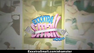 Exxxtrasmall - small teen taunts spanish pool man