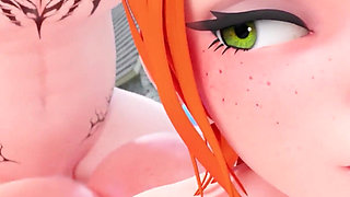 Anal Sex with 18yo Redhead BBW Stepsister Teen with Huge Tits and a Big Juicy Ass - Mansion Days - 3D Taboo Game