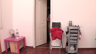 Brunette with Naturals Gets Buttfucked by Monster Cock at Russian Casting