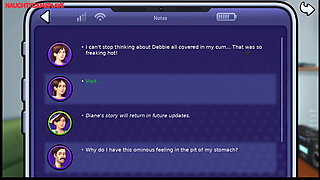 Summertime Saga Part 24 By DarkCookie - Pervert Loves Jerking Off To His MILF Landlady's Panties She Caught Him