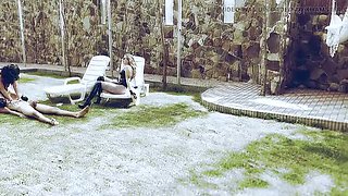 Mistress Zeida Farting in Slave's Mouth Outdoor BDSM Humiliation